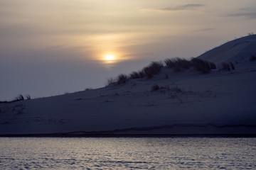 coucher sur le courant du Huchet à Moliets et Mâa 3