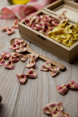 Lazos de colores en la cocina