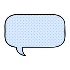 comic book style cartoon speech bubble