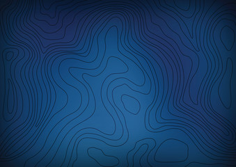 Blue background with gradient and topographic lines