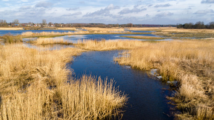 Wiosna nad Narwią. Dolina Górnej Narwi. Rozlewiska Narw