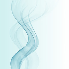  Vertical blue elegant wave