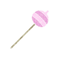 quirky retro illustration style cartoon lolipop