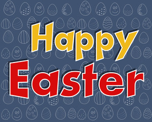 inscription happy easter