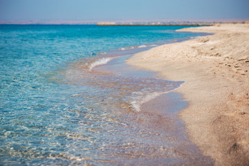 holidays at the sea and beach landscape