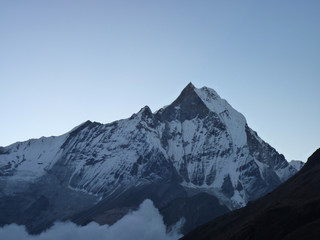 Fototapeta na wymiar Machhapuchchhre, Annapurna range, Himalayas, Nepal