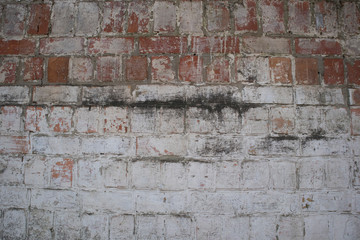 Brick texture with scratches and cracks