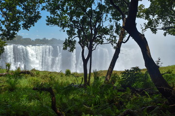 Victoria Falls in Zambezi River, Zimbabwe