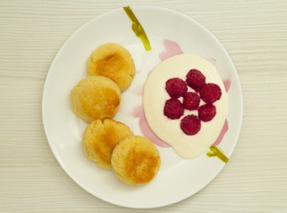 dessert with fruit