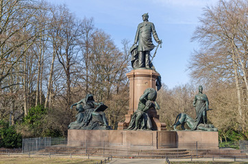 Fototapeta premium Bismarck Memorial in the Tiergarten, the largest urban park of Berlin, Germany