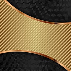 black and gold abstract textured background