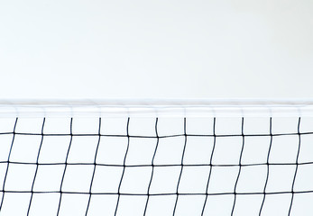 Isolated Volleyball Net on the beach background, Sport Activity in Summer Holiday