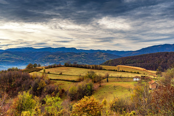 Naklejka premium Stunning mountain scenery of Europe