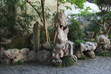 Chinese stone garden