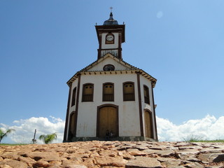 church in the historic city of Serro, Brazil