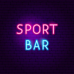Sport Bar Neon Sign
