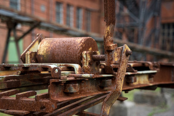 Förderanlage für produzierte Baunkohlebriketts
