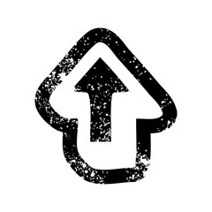 direction arrow distressed icon