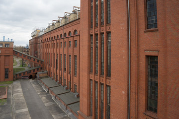Fabrikgebäude einer Brikettfabrik
