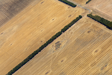Aerial photography of countryside near the Great Ocean Road, Victoria, Australia