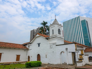 Fototapeta na wymiar La Merced Church, Cali, Colombia