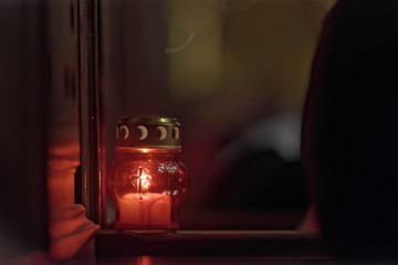 candle in the dark