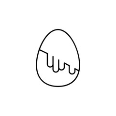Easter, egg, decoration icon. Element of easter day icon. Thin line icon for website design and development, app development. Premium icon