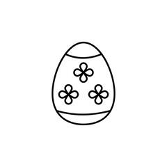 Easter, egg, holiday icon. Element of easter day icon. Thin line icon for website design and development, app development. Premium icon