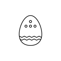 Easter, egg, decoration icon. Element of easter day icon. Thin line icon for website design and development, app development. Premium icon