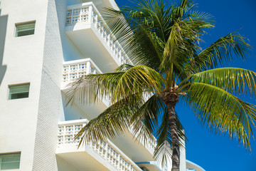Fototapeta na wymiar Miami Beach Art Deco