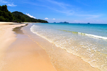 Beach and water beautiful  at Tungsang bay