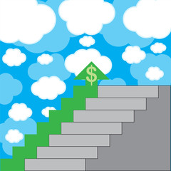 Up Stairs of Success