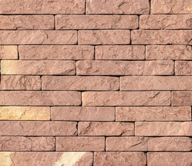 Orange facing stone, slate, sandstone and travertine marble texture