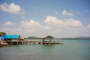 Fishing port of villagers