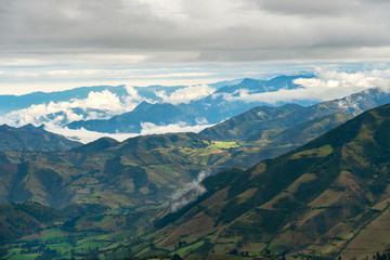 Fototapeta na wymiar Cloud Forest in the Maquipucuna Biological Reserve, Ecuador
