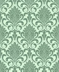 Foto auf Glas Vector Classic Damask Seamless Pattern  © 44ee32e