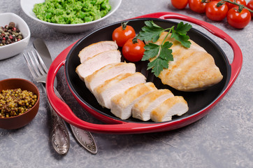 Fried chicken breast