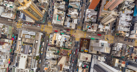  Aerial of Hong Kong city