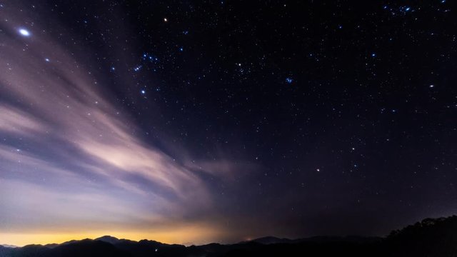 星座・オリオン座_4K_24bfp