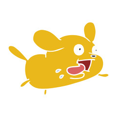 cartoon of cute kawaii dog