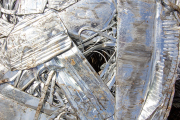 pressed metal scrap