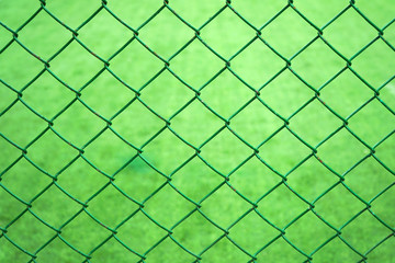 Metal grid background, stadium fence