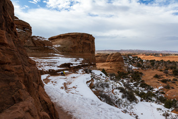 Dangerous winter hike