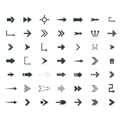 direction arrows icons set. road signs icons set. Vector illustration