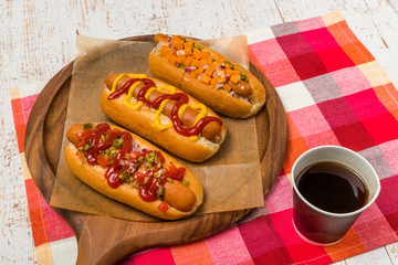  	ホットドッグ　hot dog