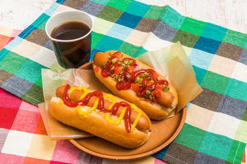  	ホットドッグ　hot dog