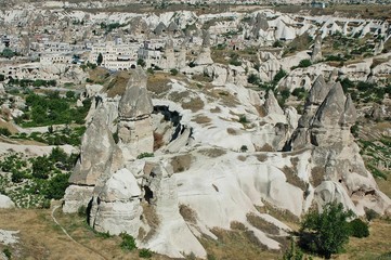 stone mushrooms. Cappadocia