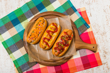  	ホットドッグ　hot dog