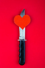 Heart Shape and a Knife