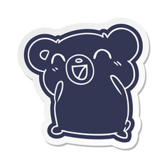 cartoon sticker kawaii cute teddy bear